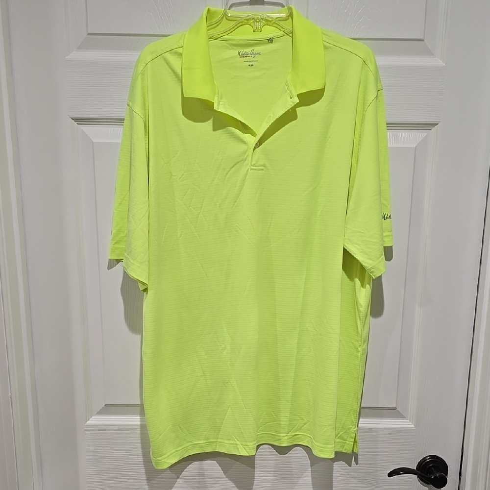 Walter Hagen S/S Men's Neon Green Polo Shirt